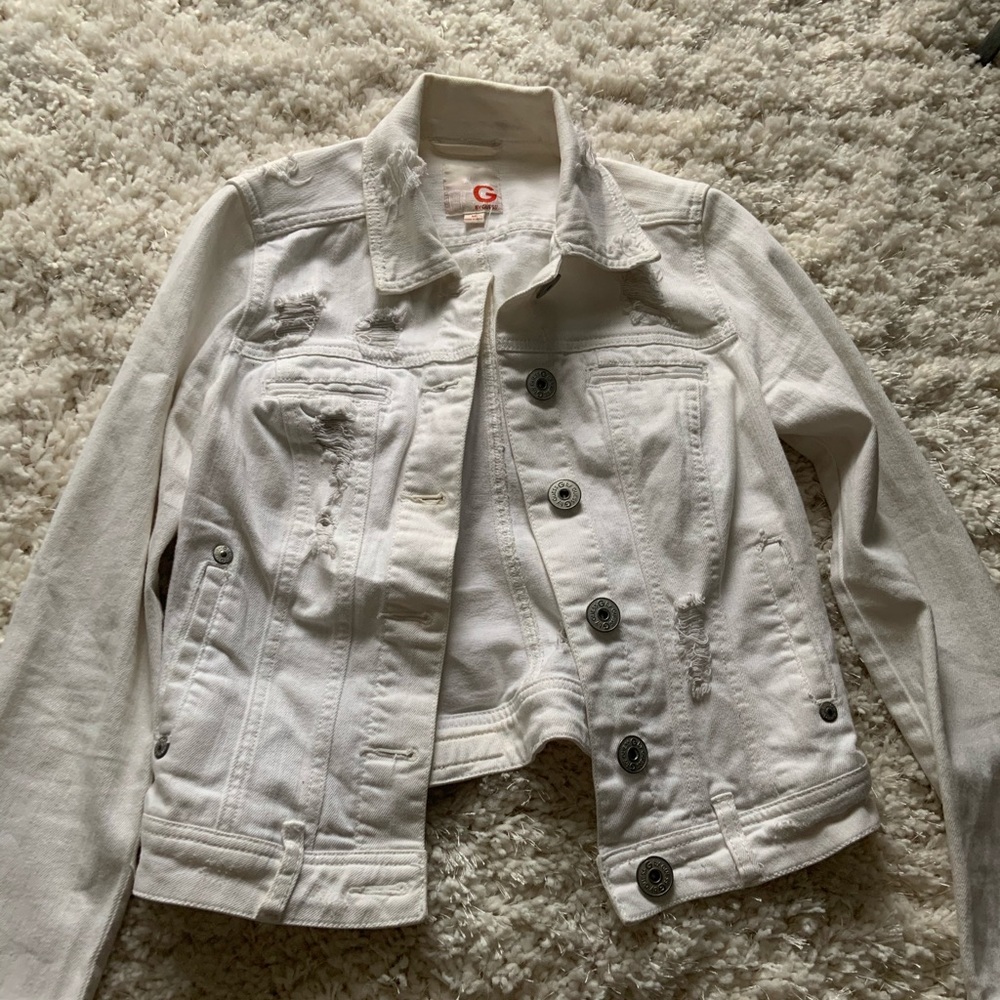 White Jean Jacket